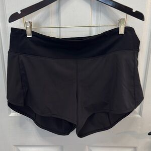 Lululemon speed up shorts 4” inseam black